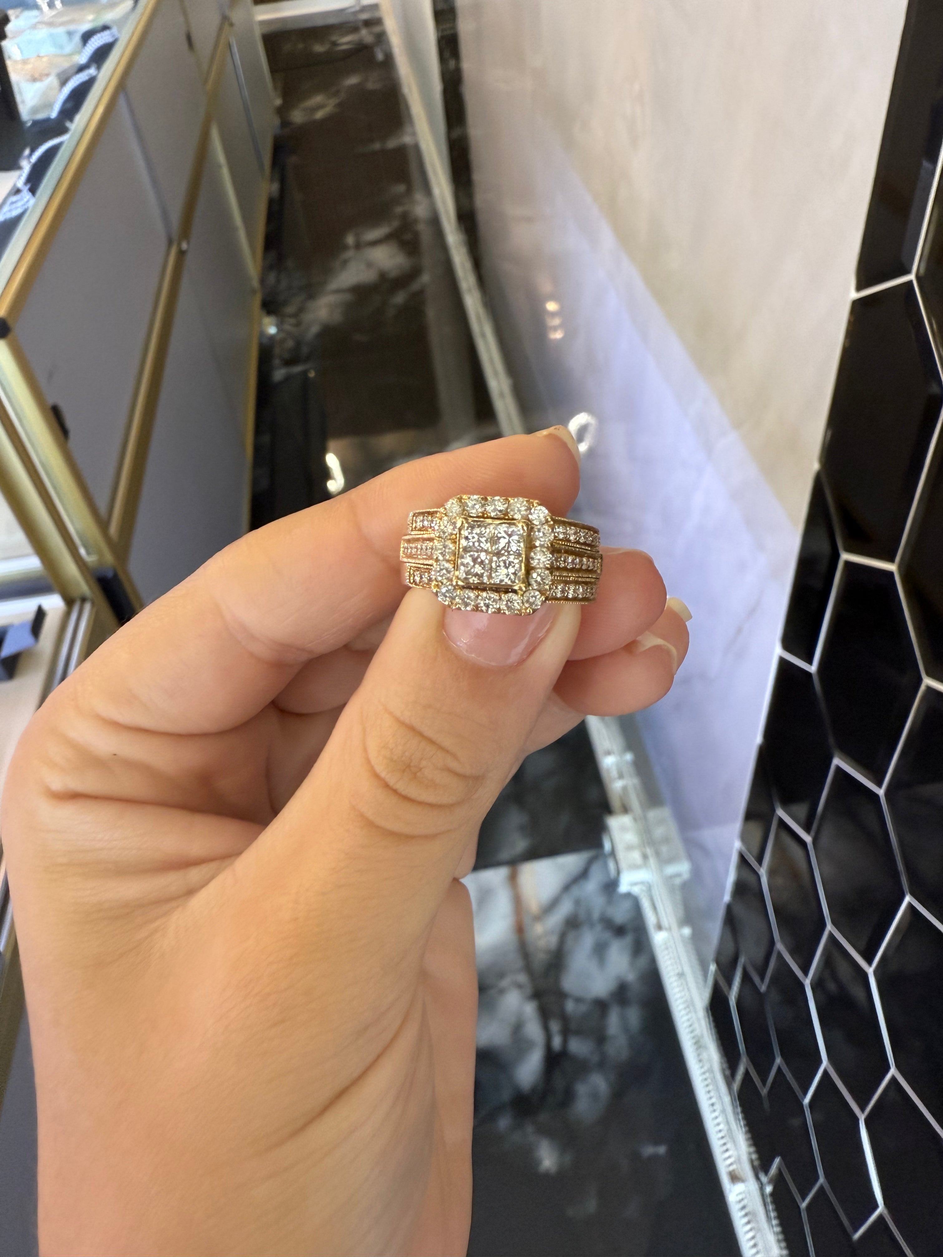 14k Ring cz