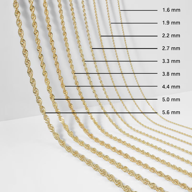 Sterling Silver Rope Chain 3