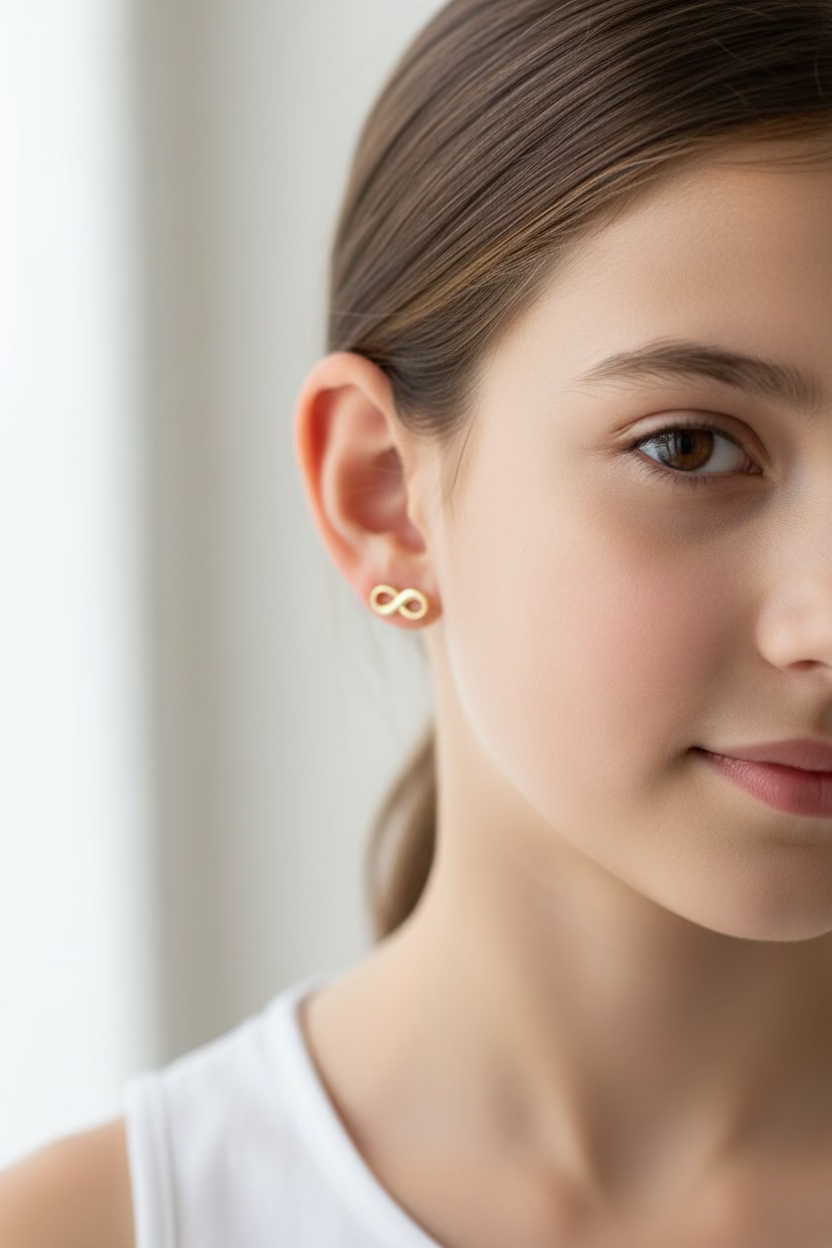10k Infinity earrings