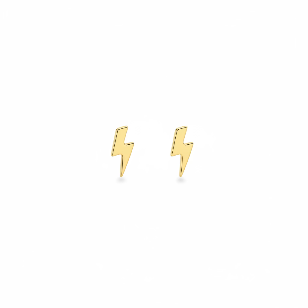 10K Lighting Ray Earrings