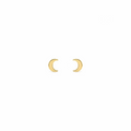 10K Moon Earrings