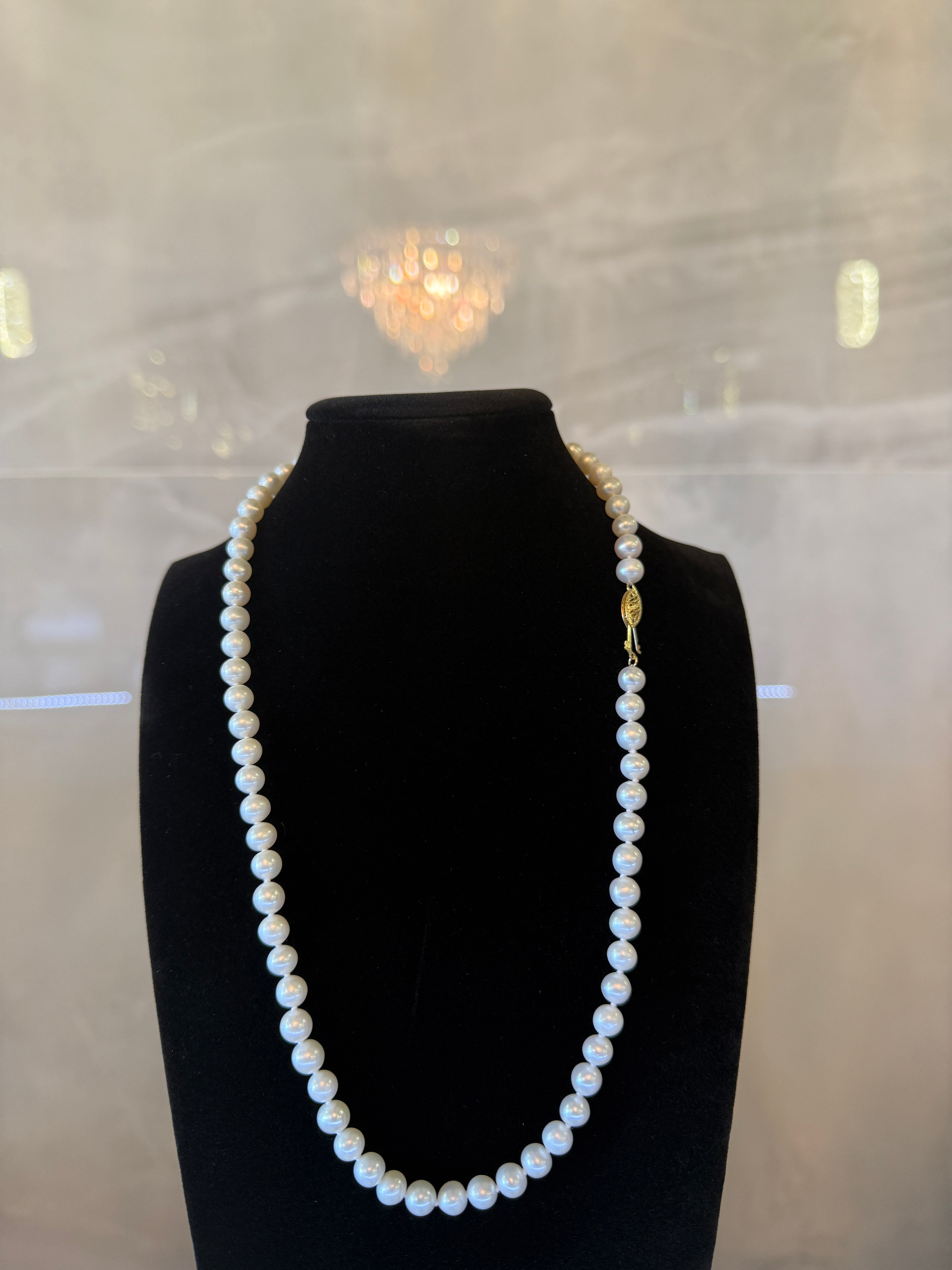 14K Freshwater Pearl Necklace