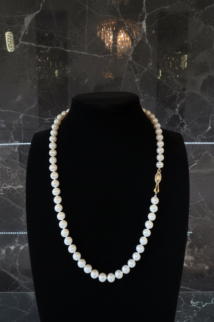 Freshwater Pearl Necklace Sterling Silver
