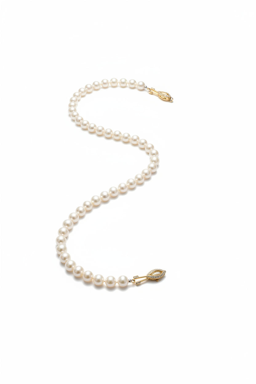 Freshwater Pearl Necklace Sterling Silver