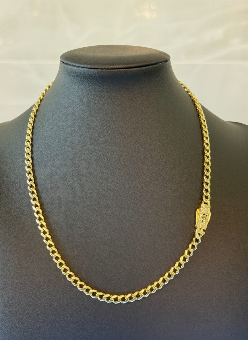 14K Monaco Chain