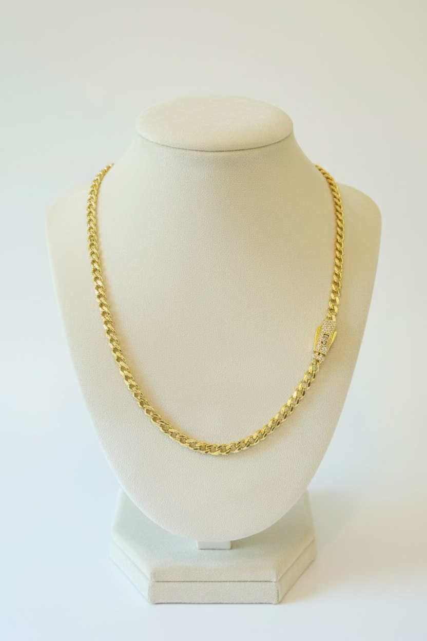 14K Monaco Chain