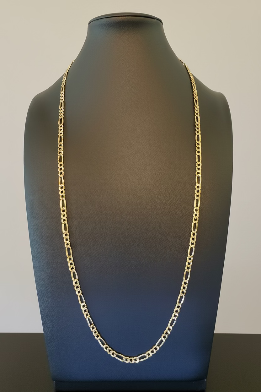 18k Figaro Link Chain