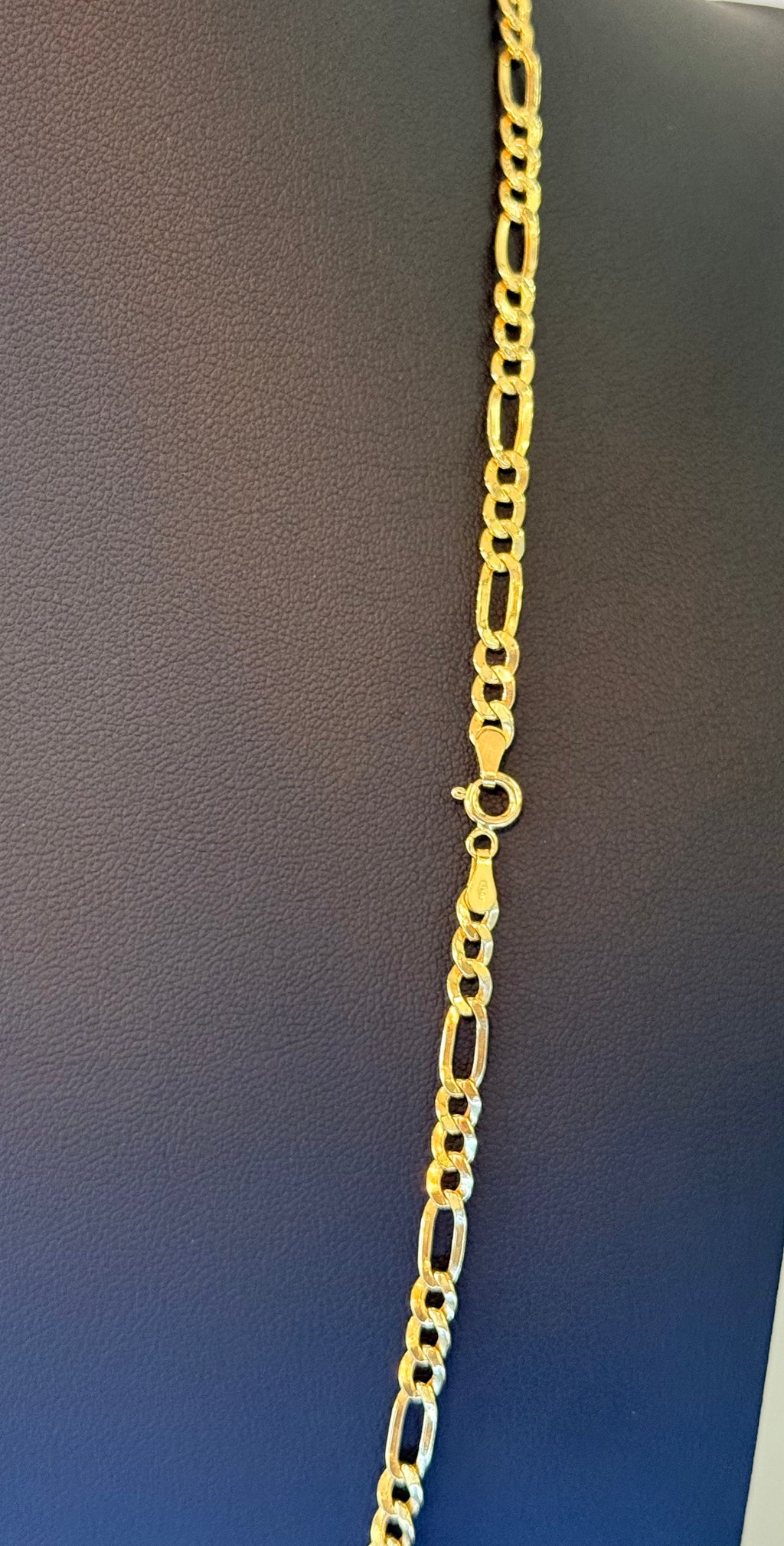 18k Figaro Link Chain