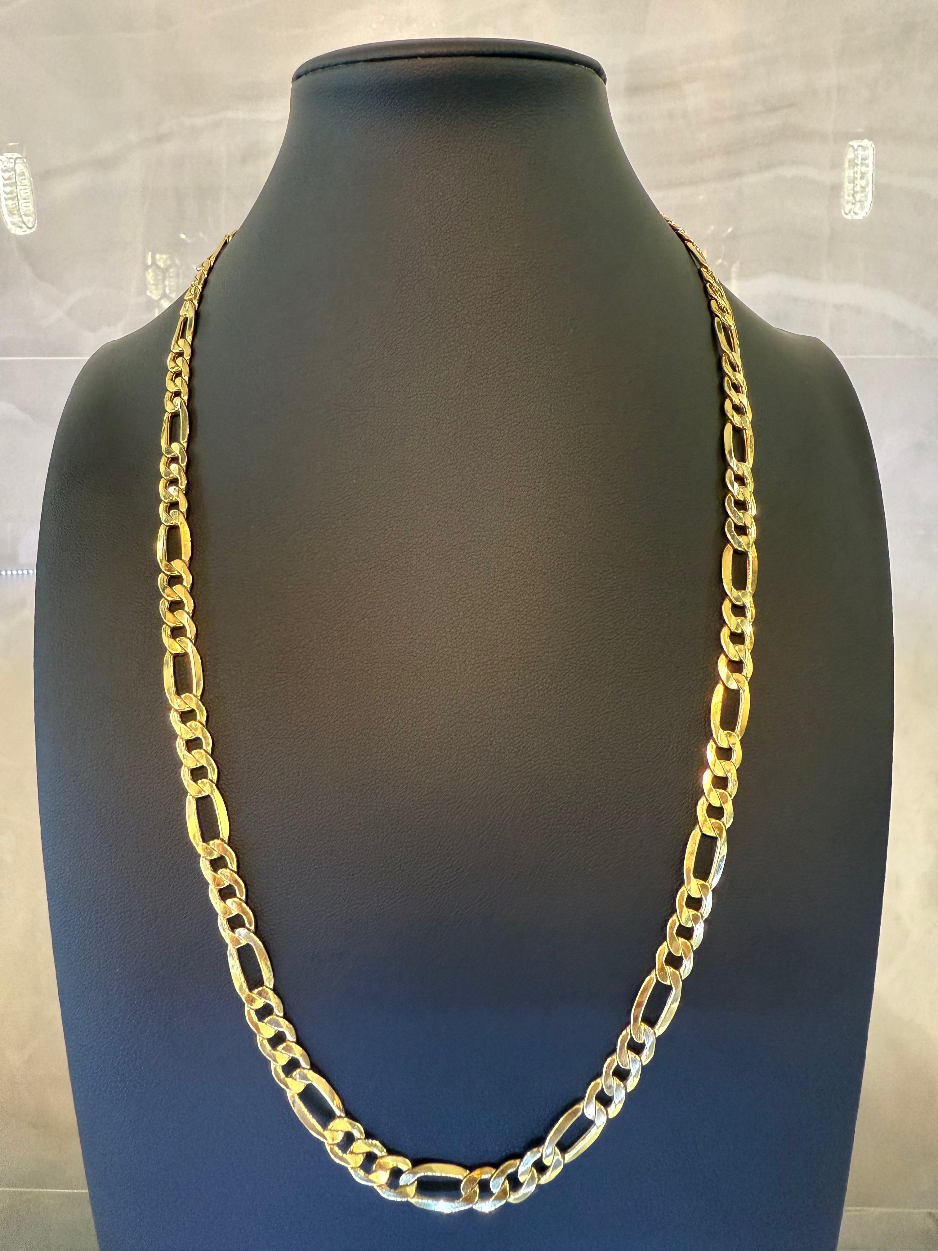 10K Figaro Chain