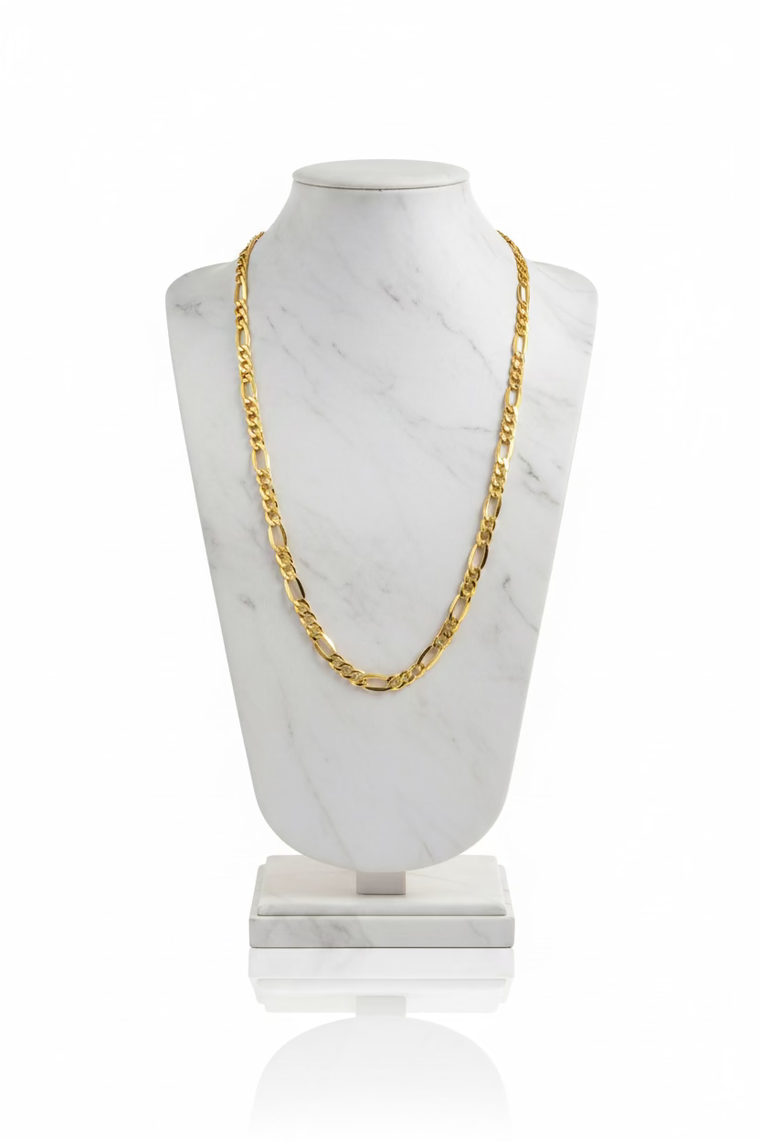 10K Figaro Chain Hollow