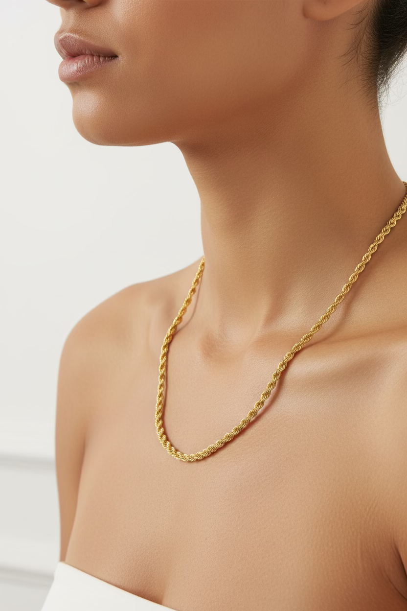 18k Rope Chain