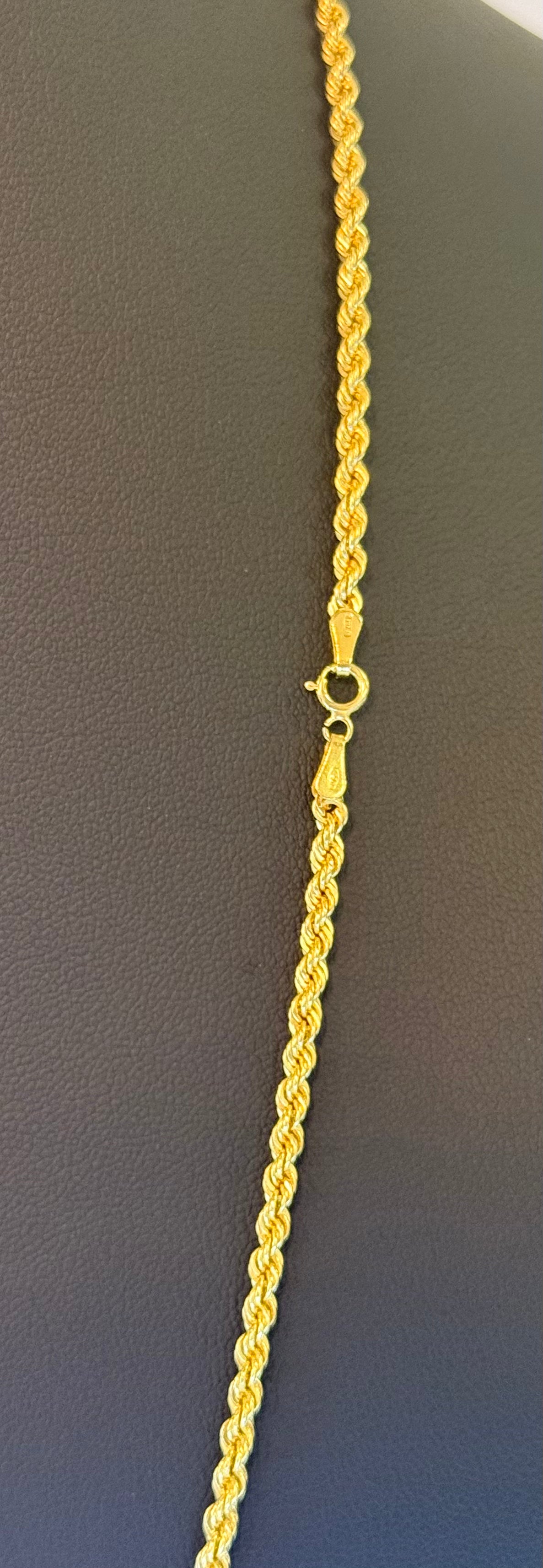 18k Rope Chain