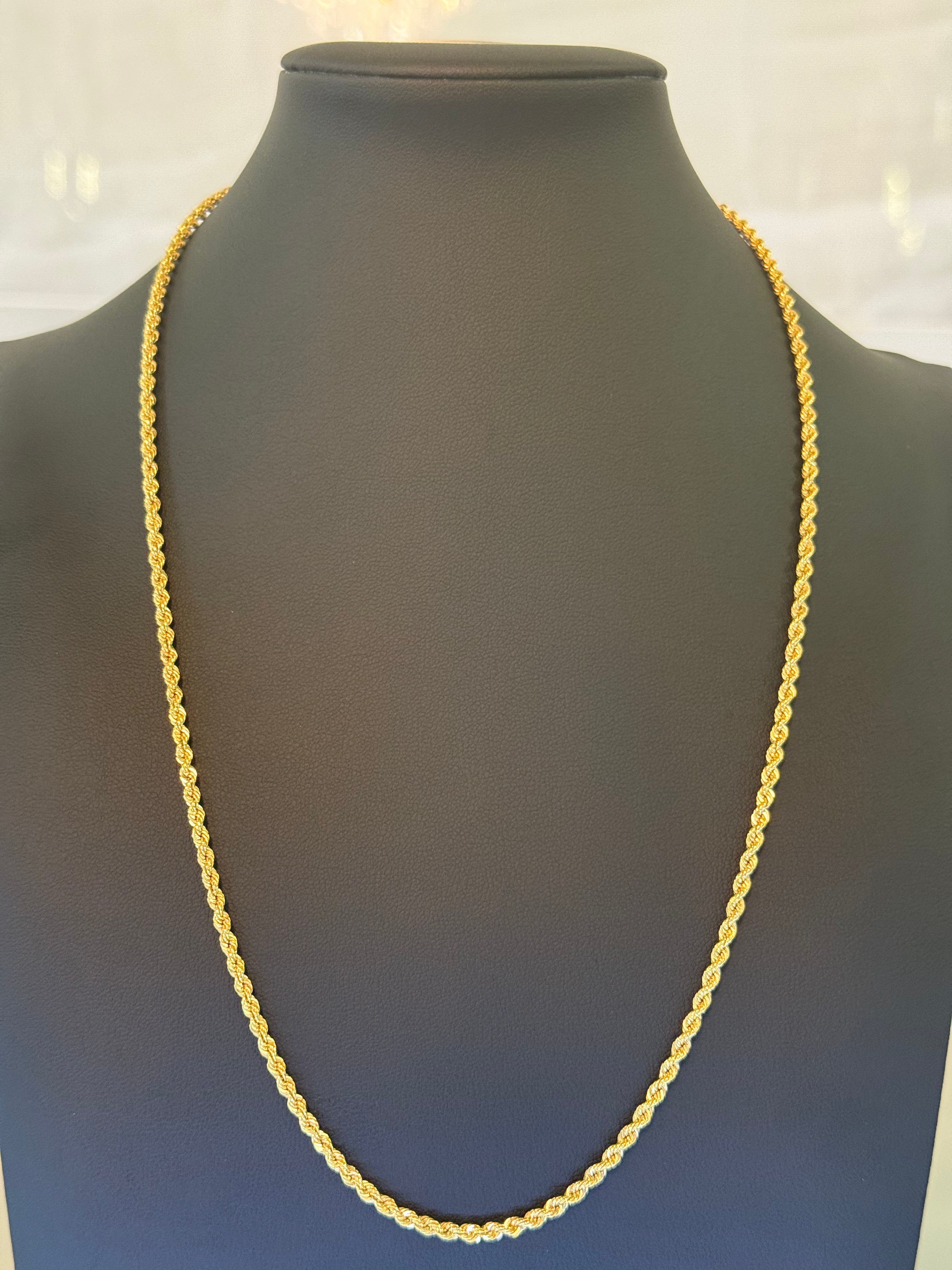 14K Rope Chain