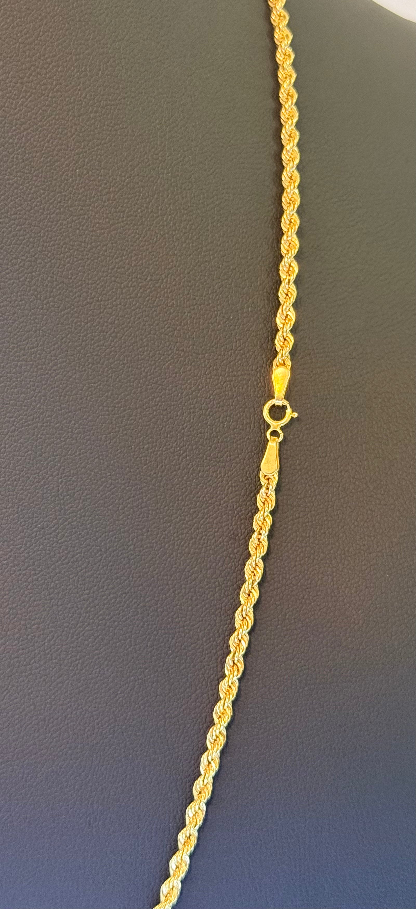 14K Rope Chain