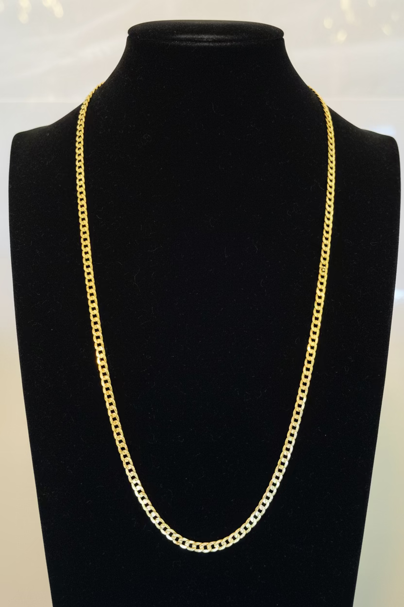 10K Solid Curb Link Chain