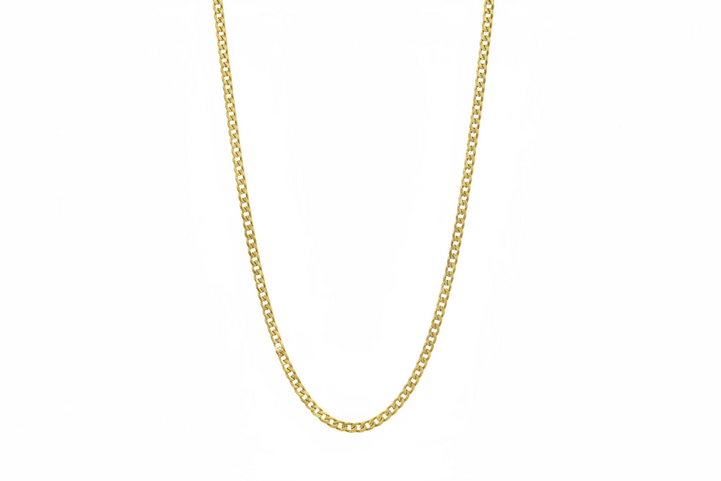 14K Solid Curb Chain
