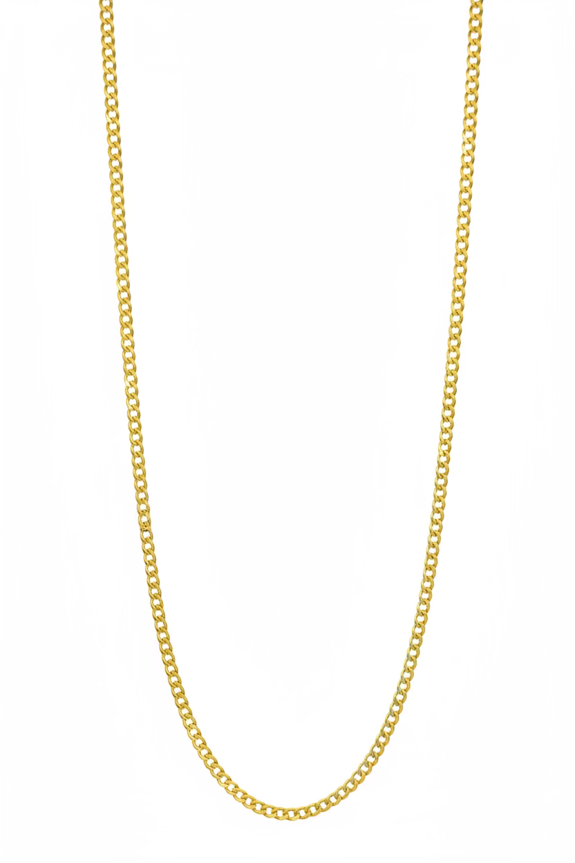 14K Hollow Curb Chain