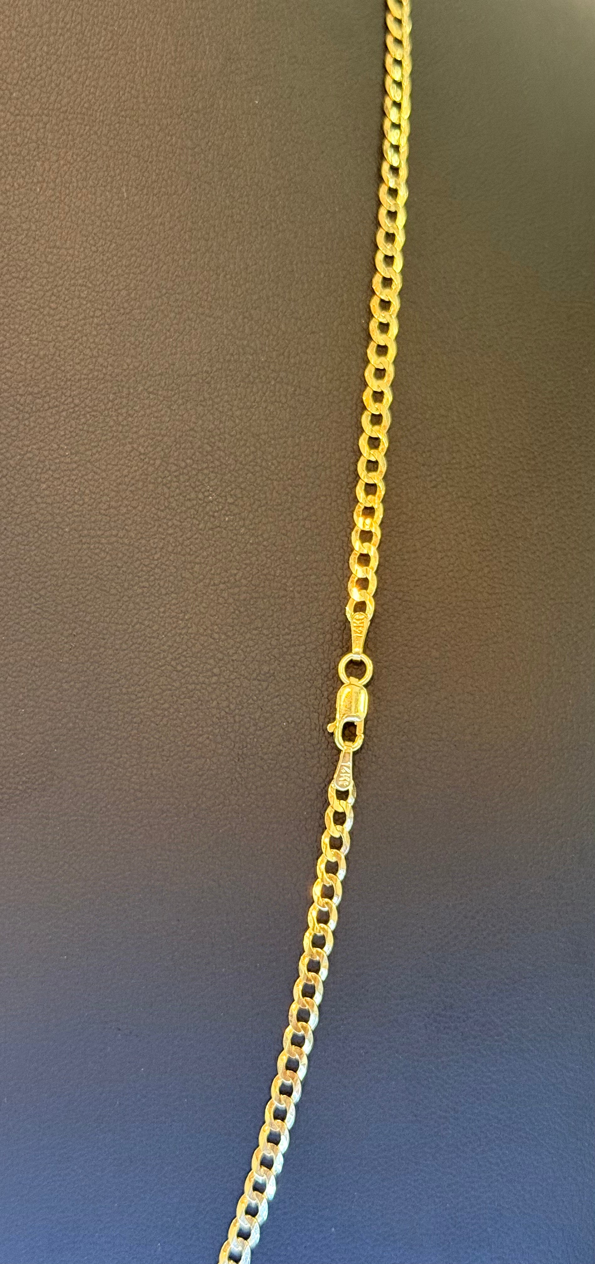 14K Curb Chain Link