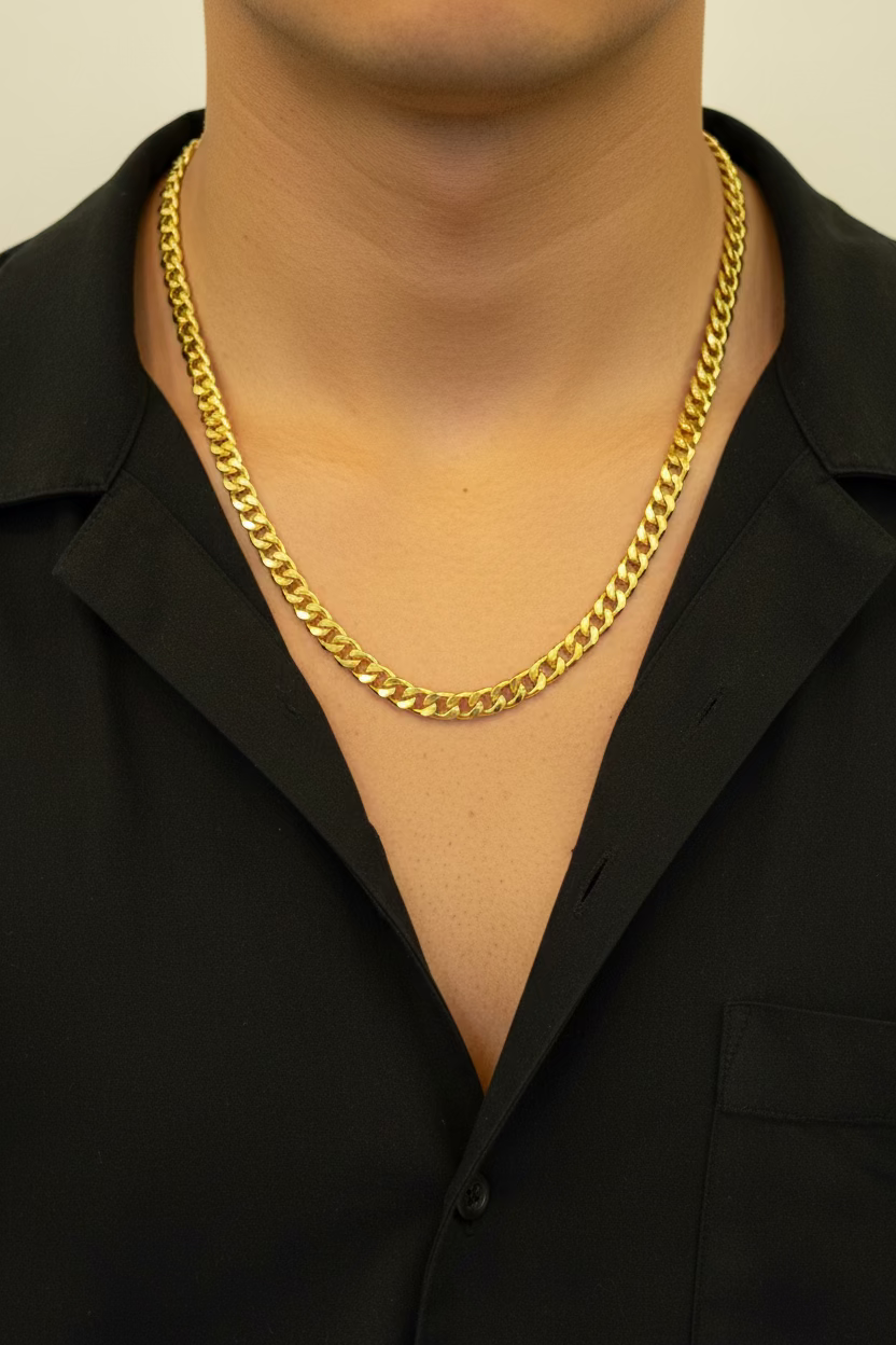 14K Curb Chain Link