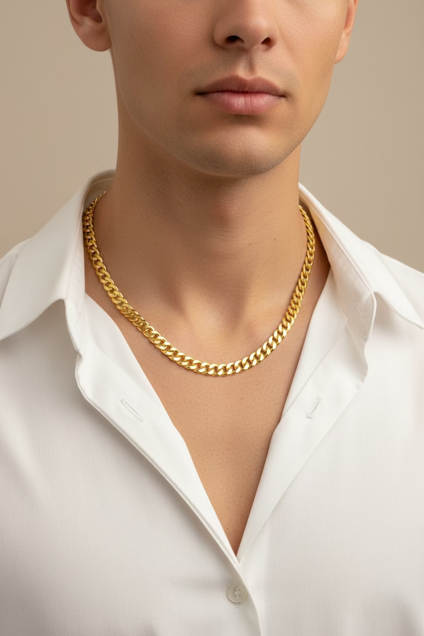 14K Curb Chain Link