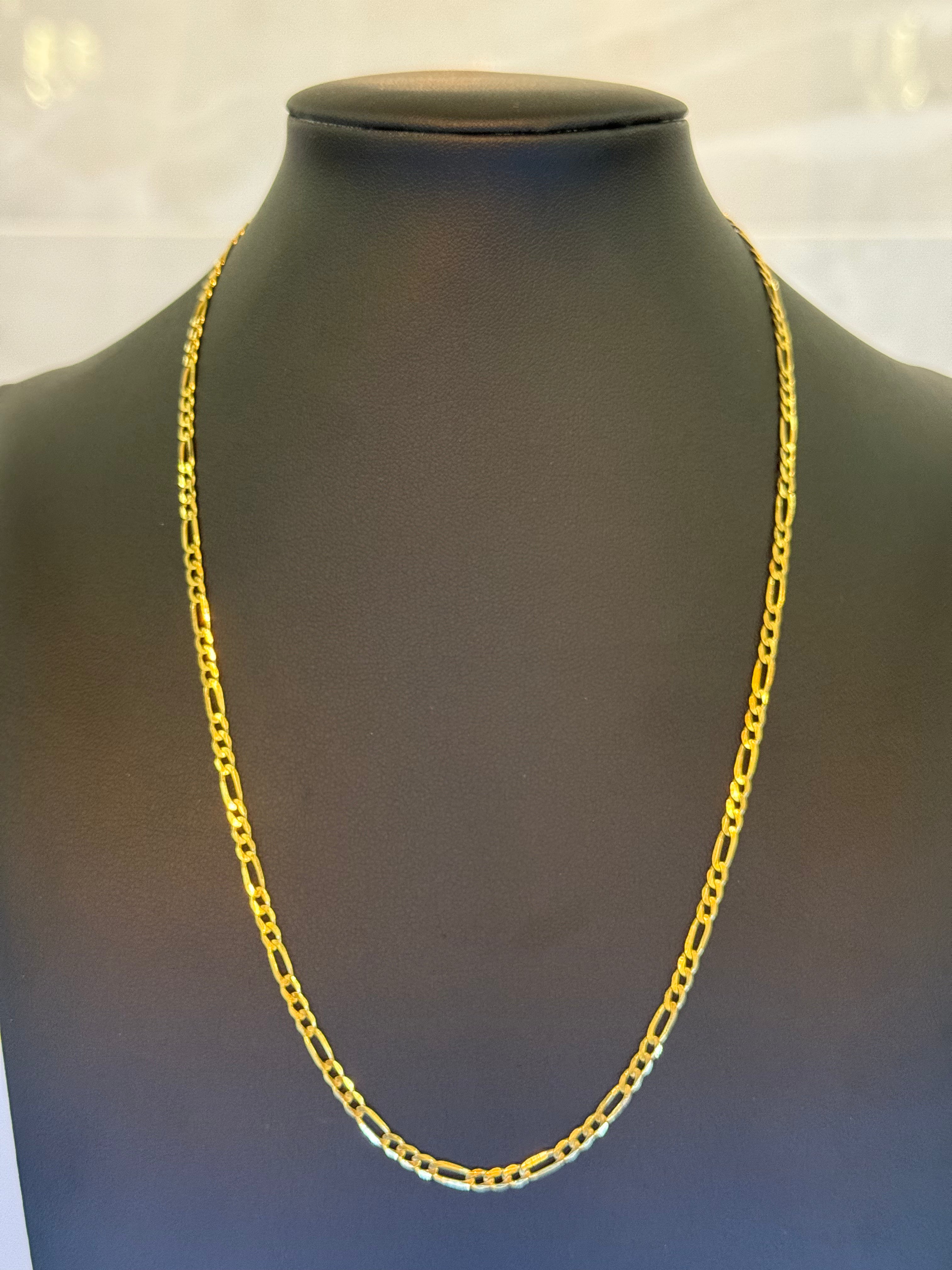 10K Figaro Chain