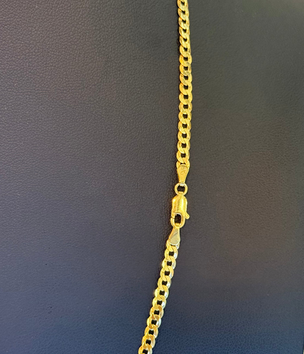 10K Solid Curb Chain Link 1