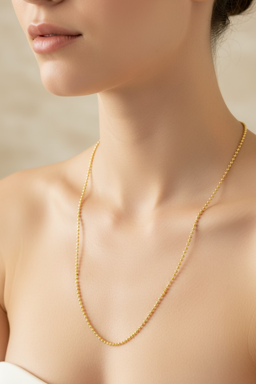 14K Ball Chain Link