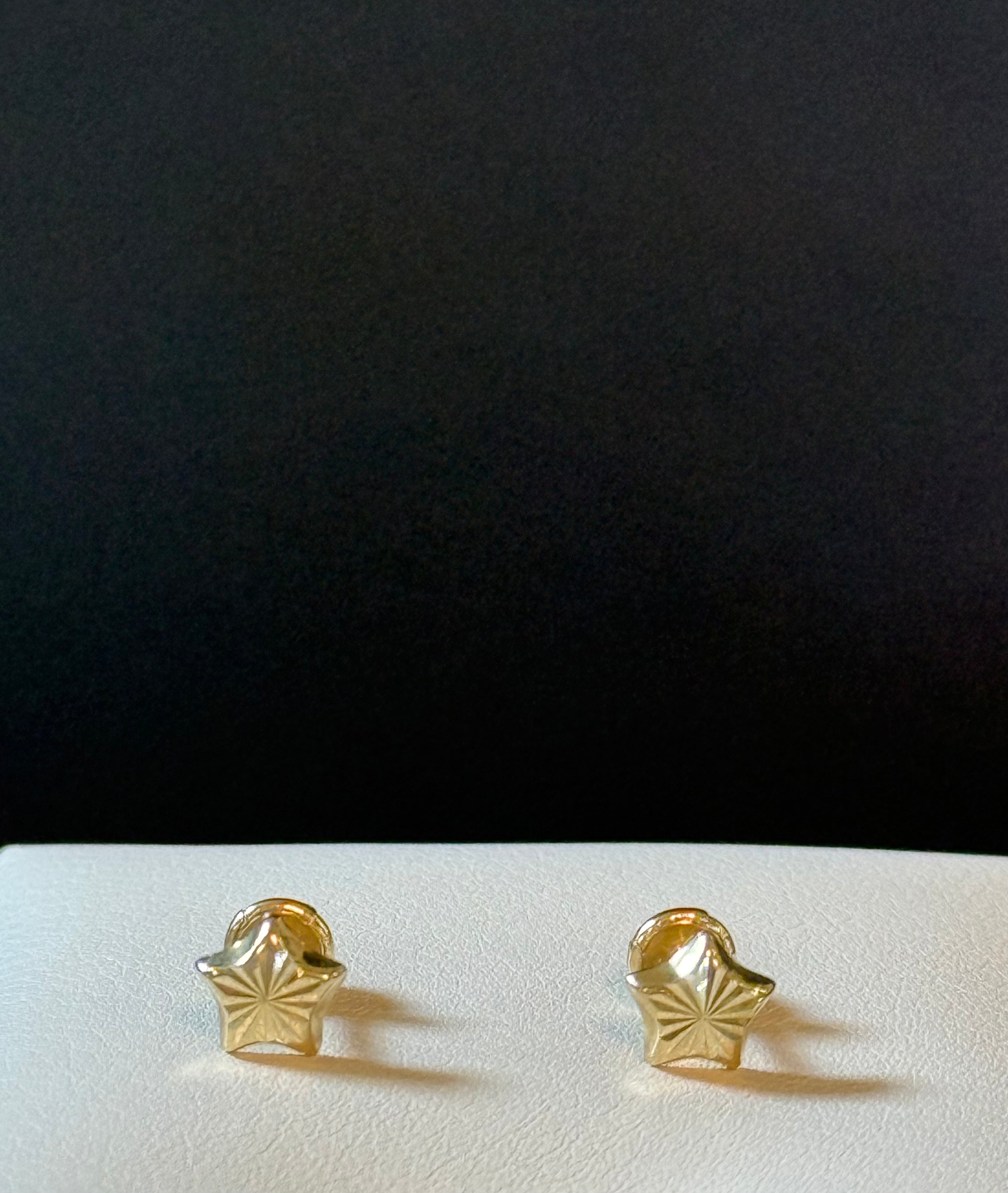 10K star earring