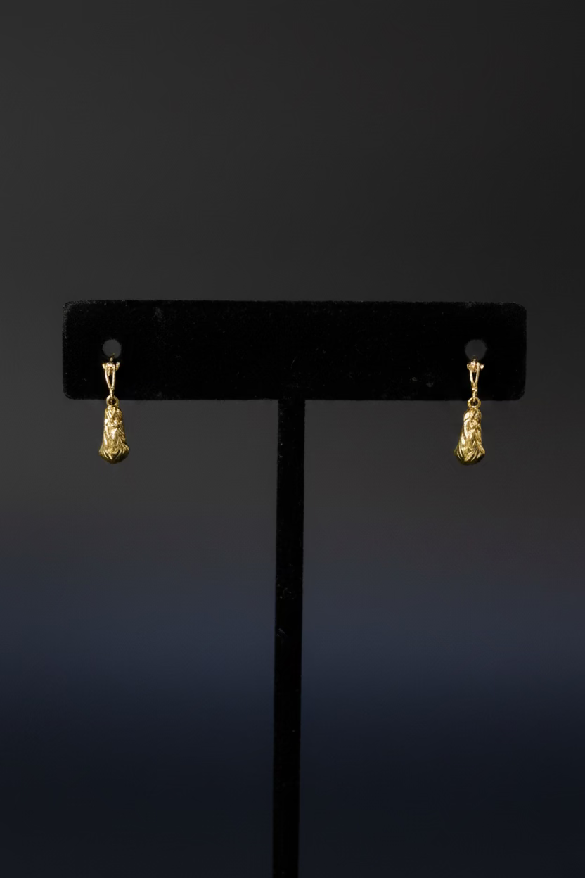 18K Hoop Earrings Twirl