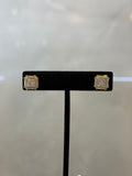 10K Stud CZ Earrings