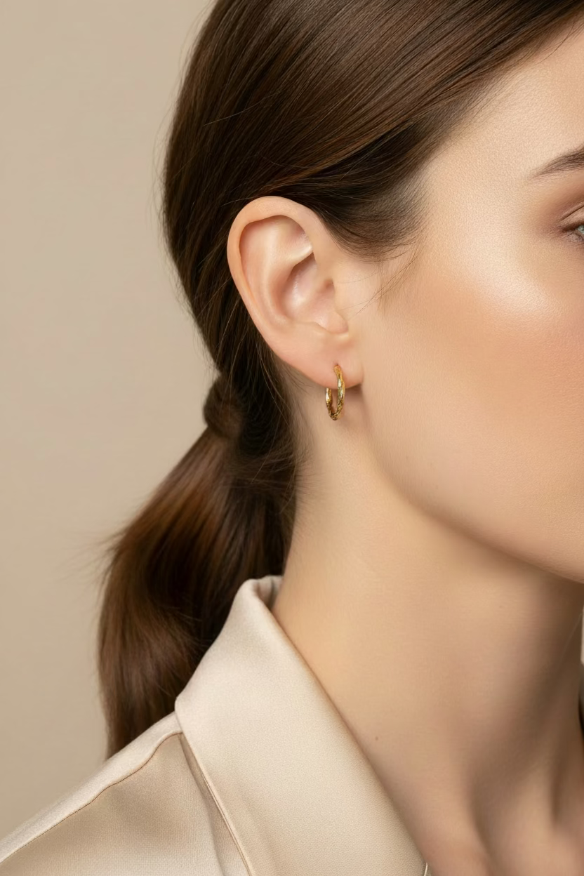 14K Hoop earrings