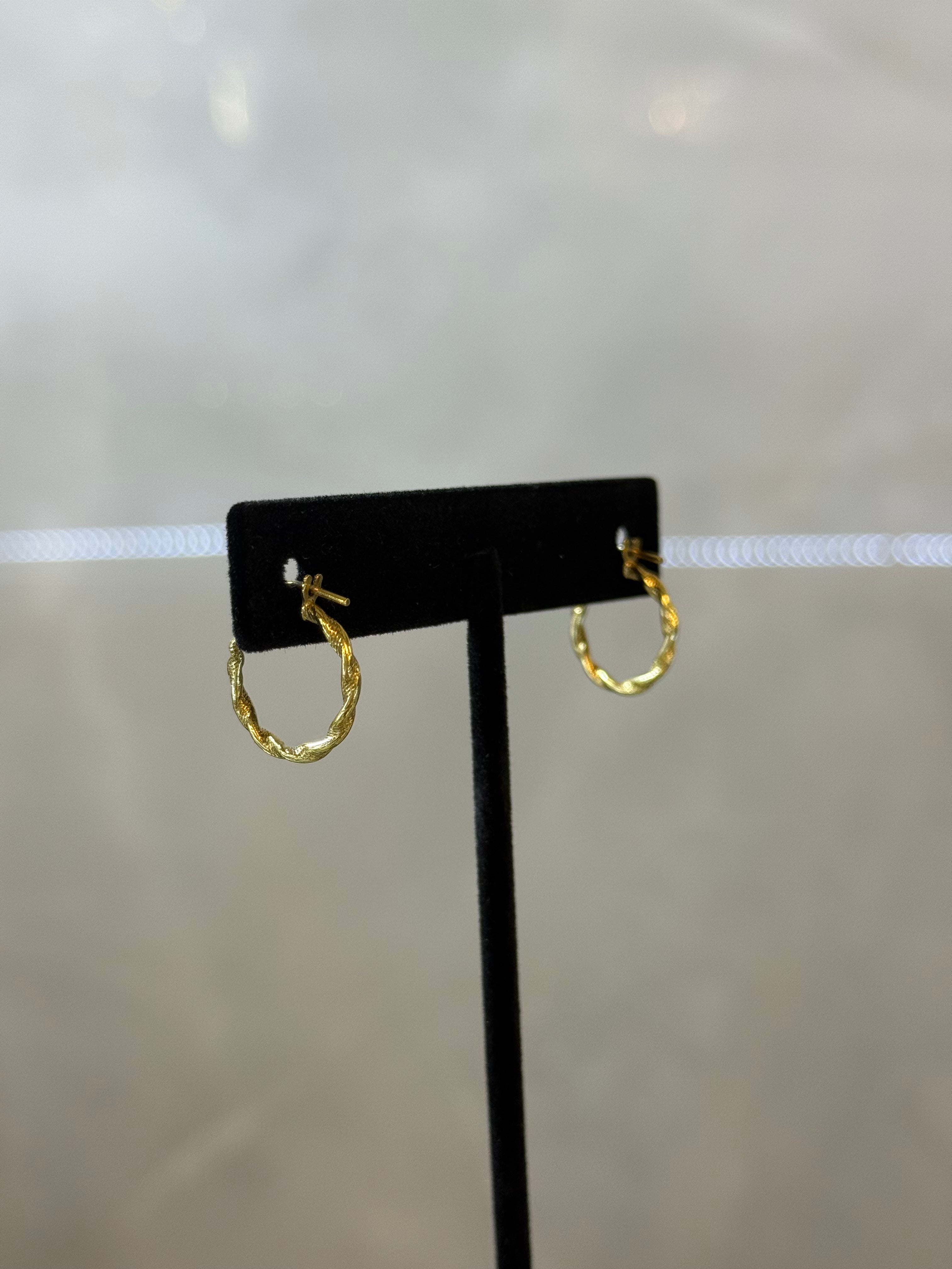 14K Hoop earrings