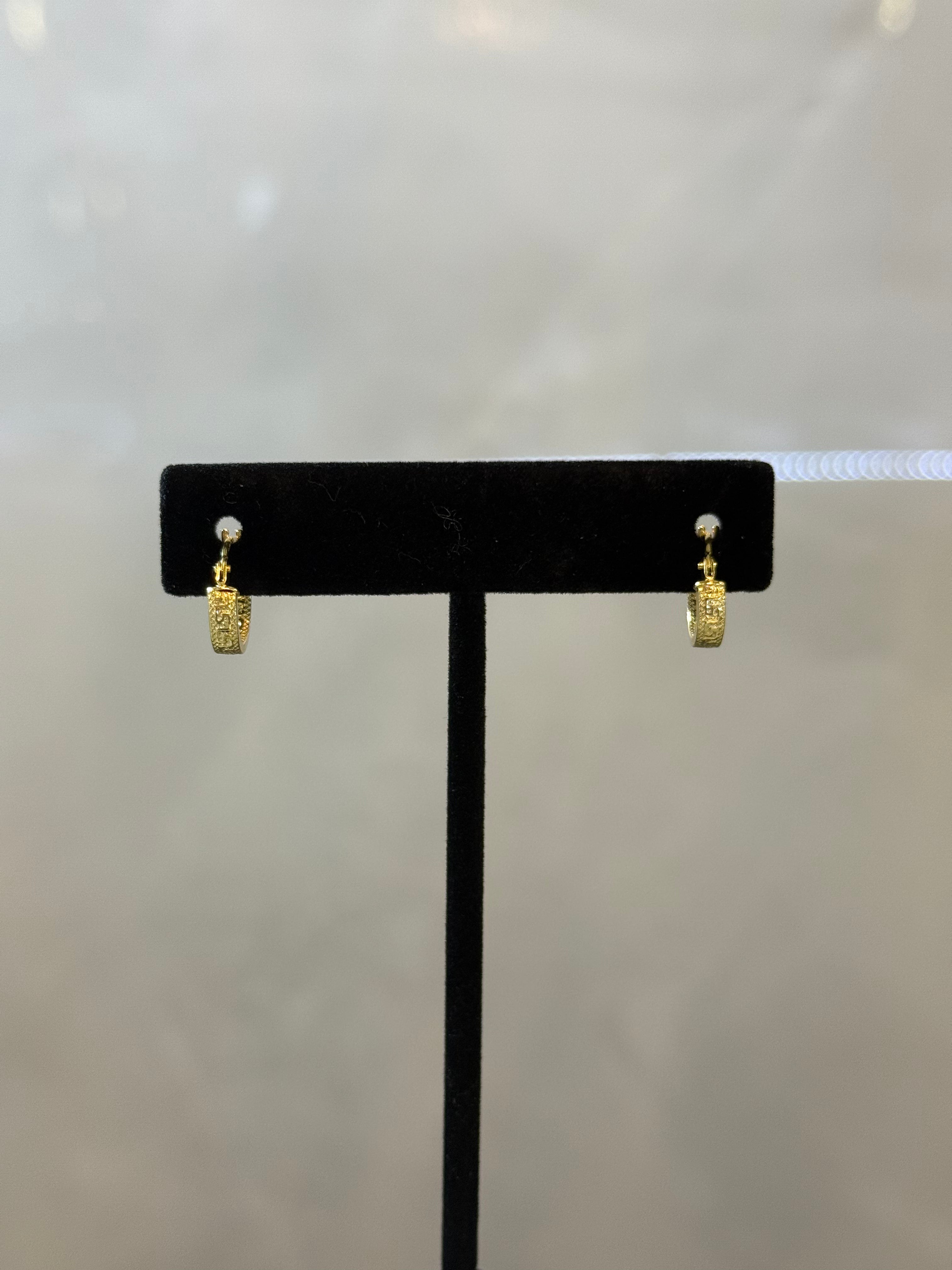 10K Hoop with Designs