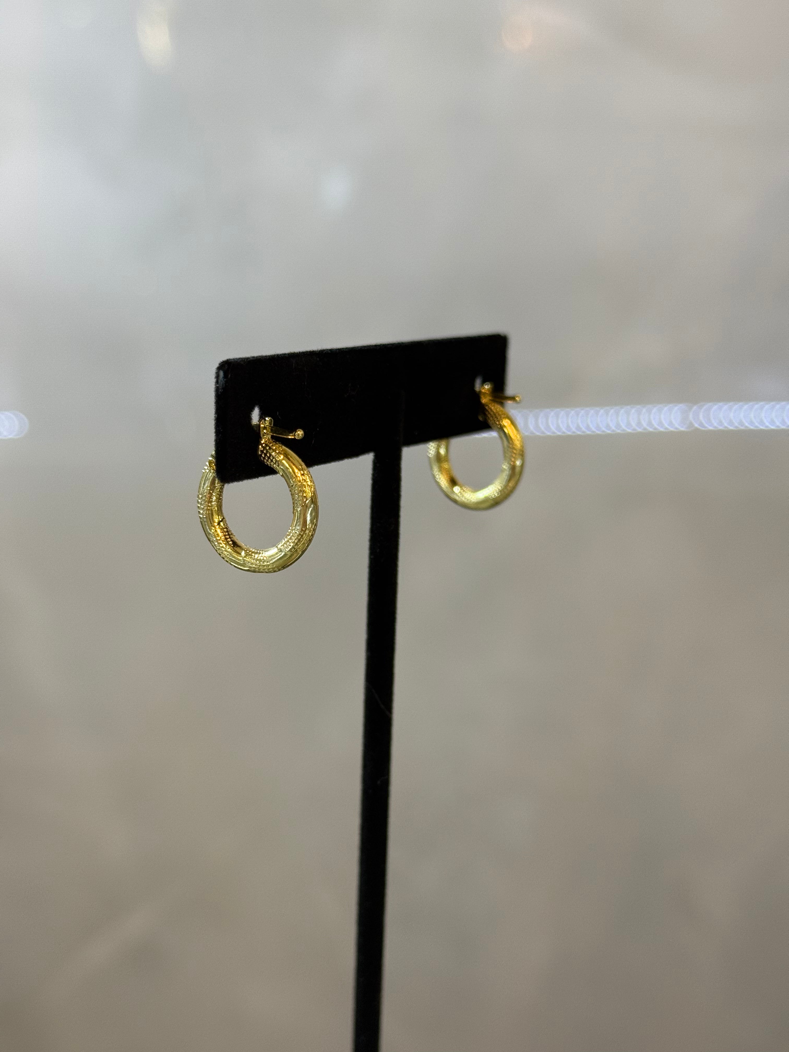 14K Hoop Earrings 1