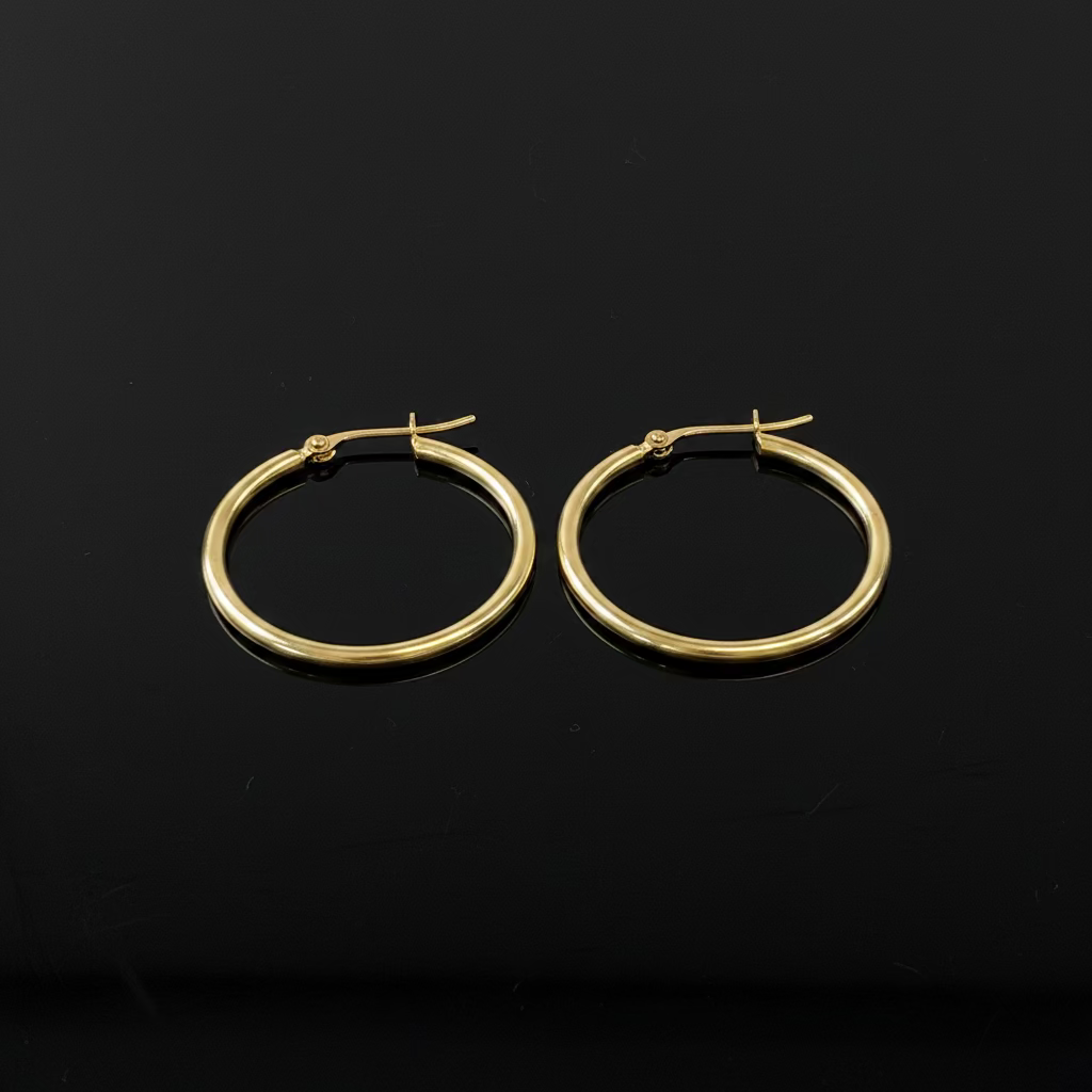 14K Hoop Earring