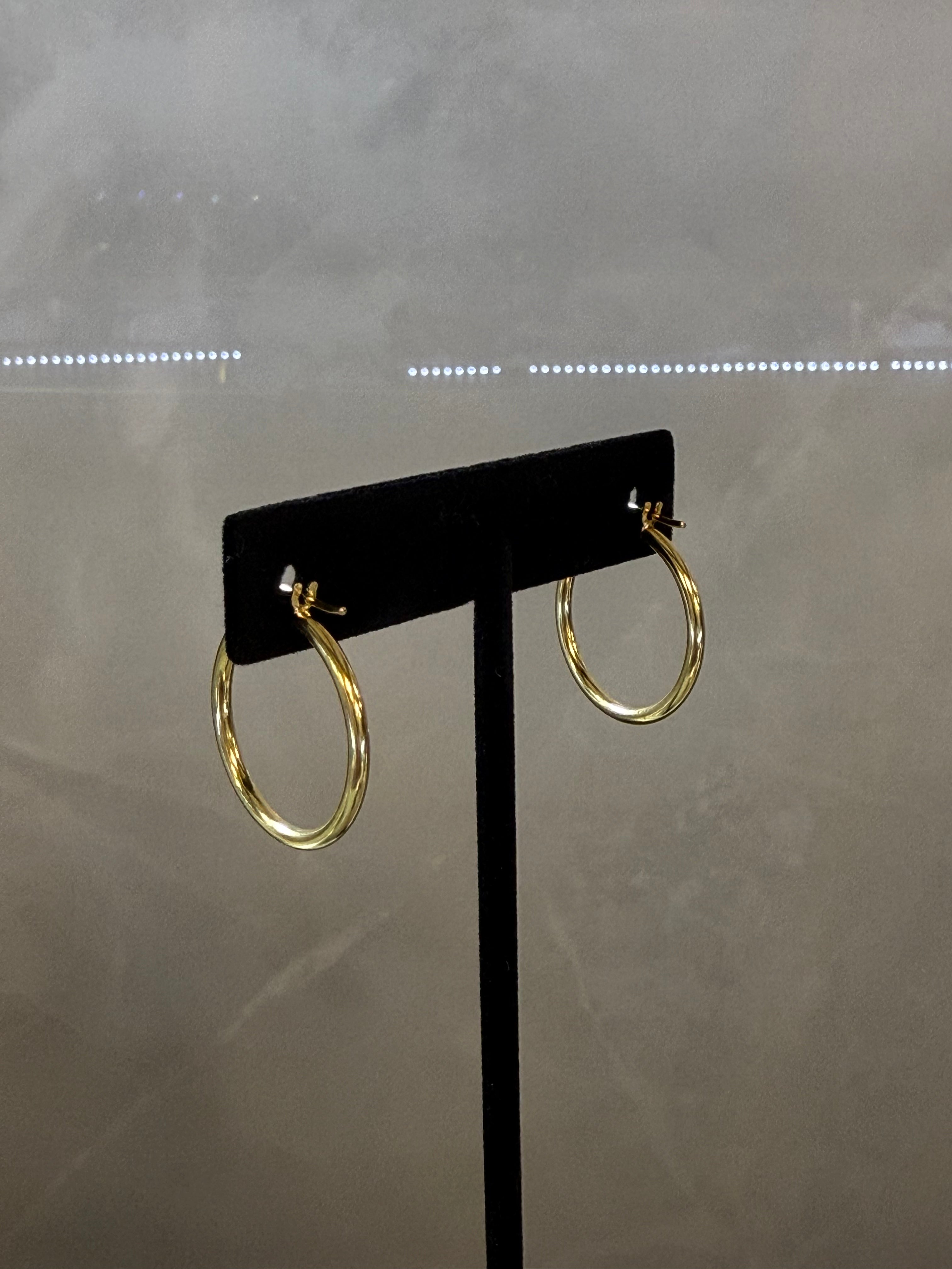 14K Hoop Earring