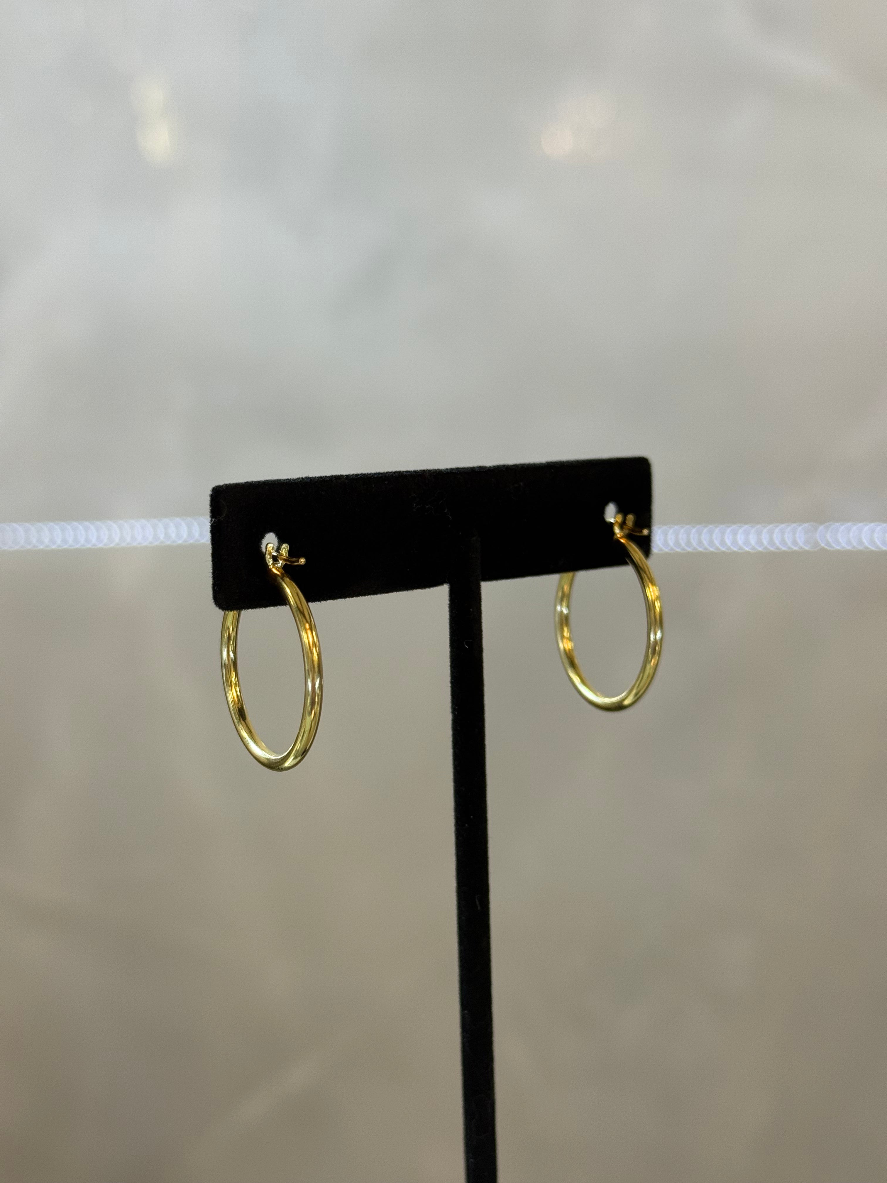 14K Hoop Earring