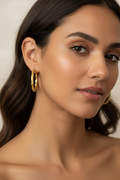 14K Twisted Hoop Earrings