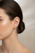 10K Snake Earrings