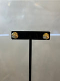 10K Wrapped Triangle Earring
