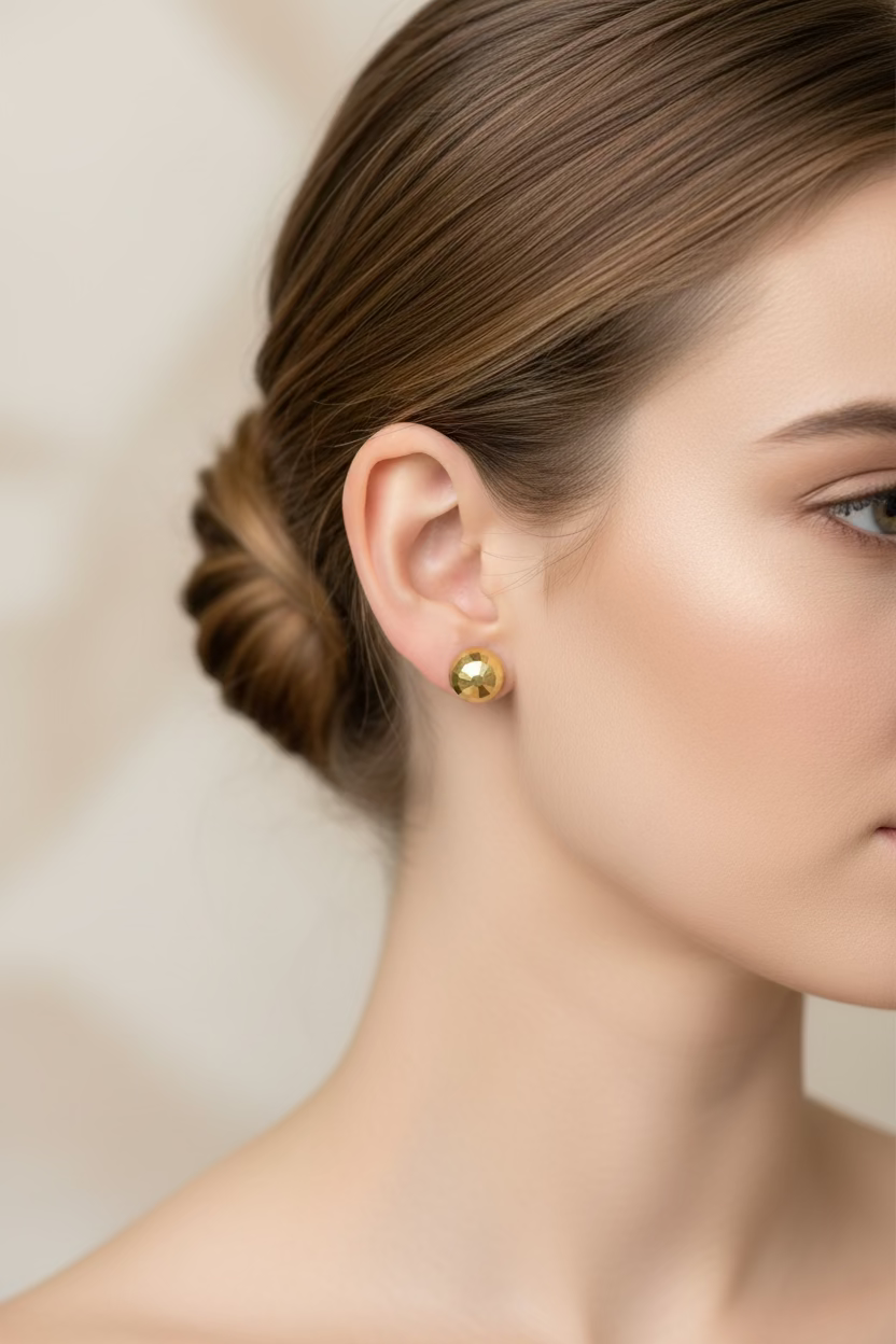 10K Disco Ball Earrings