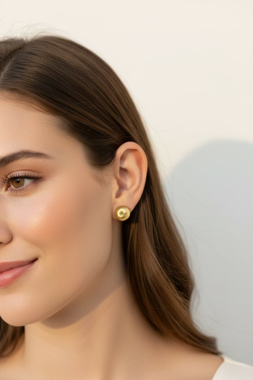 10K Ball Earrings