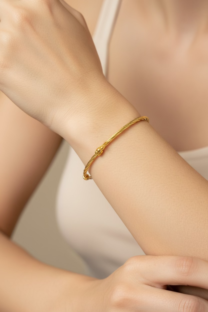 10K Band Bracelet