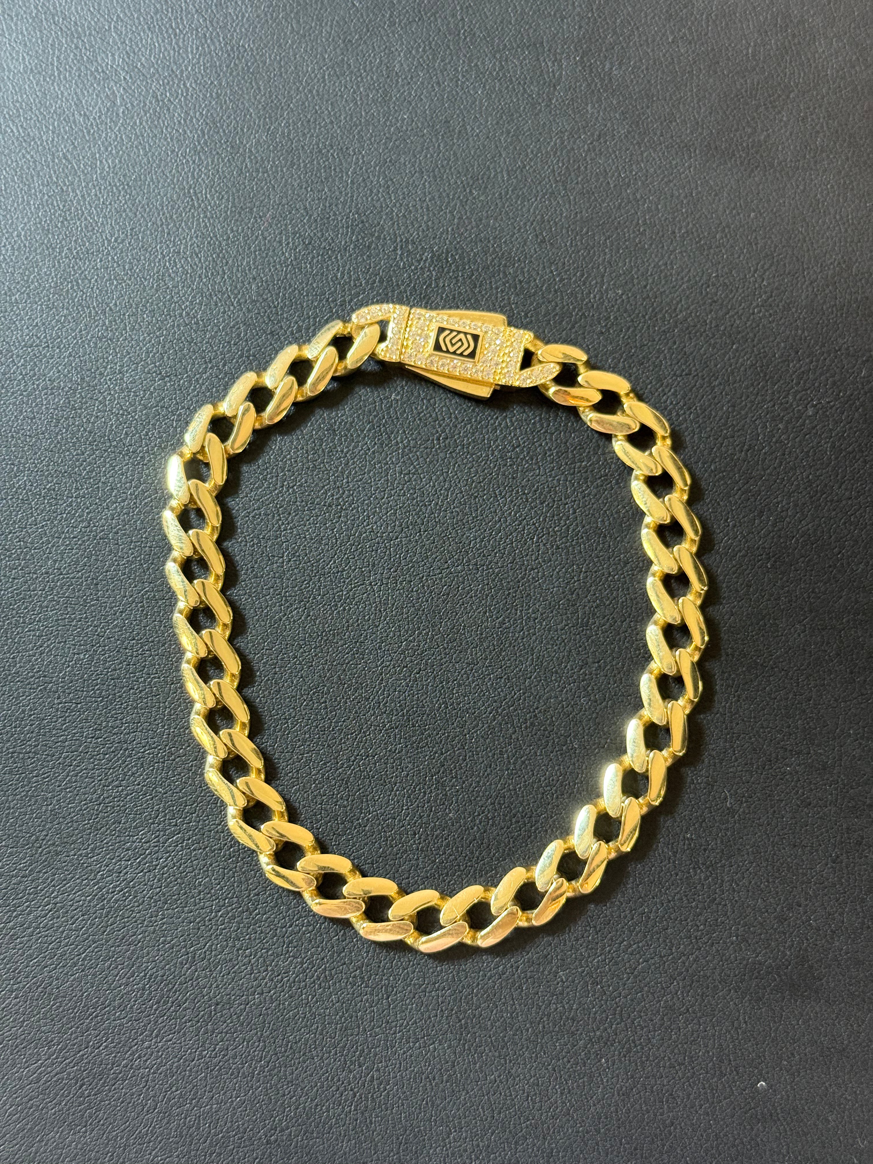 14K Monaco Bracelet
