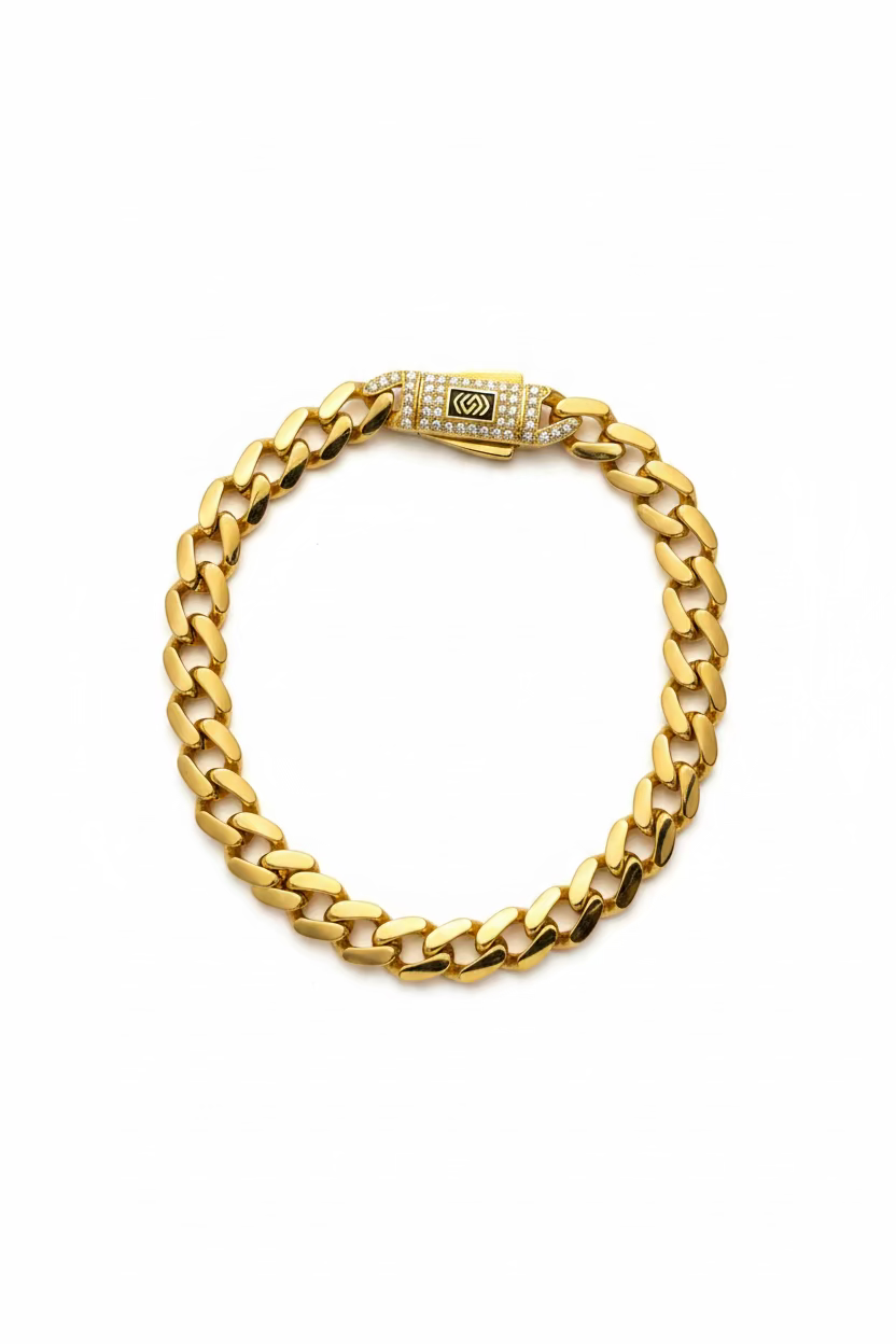 14K Monaco Bracelet