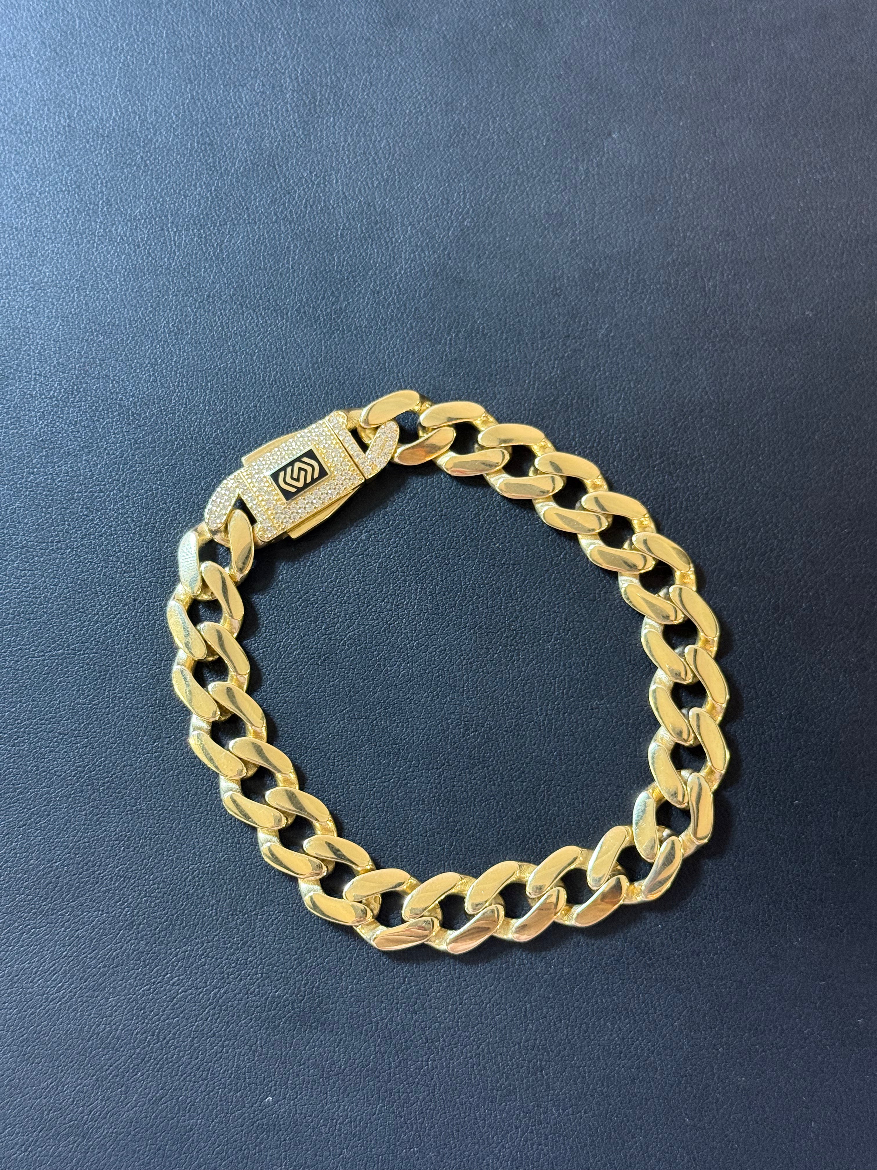 14K Monaco Bracelet