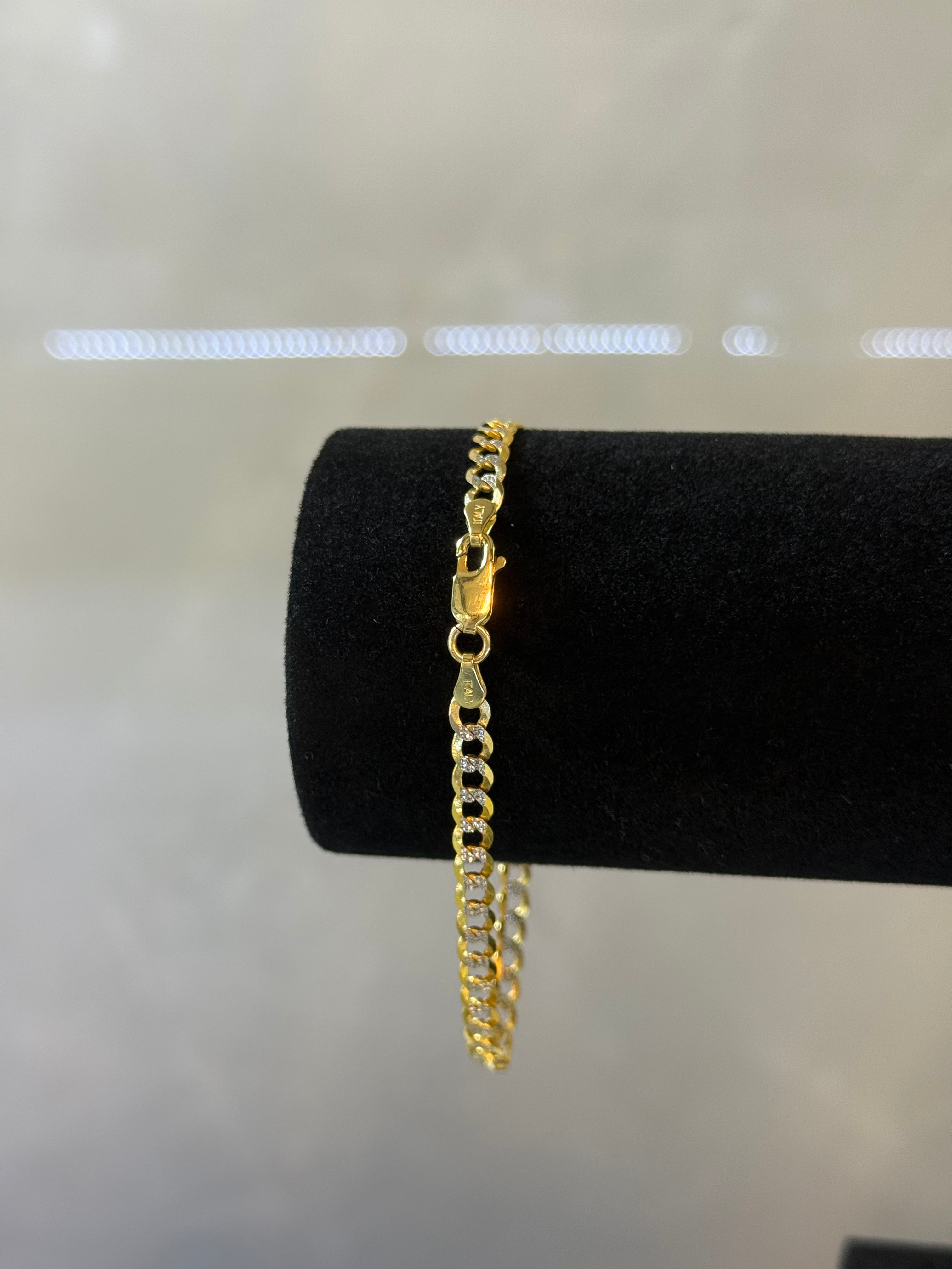 14K Pave Bracelet