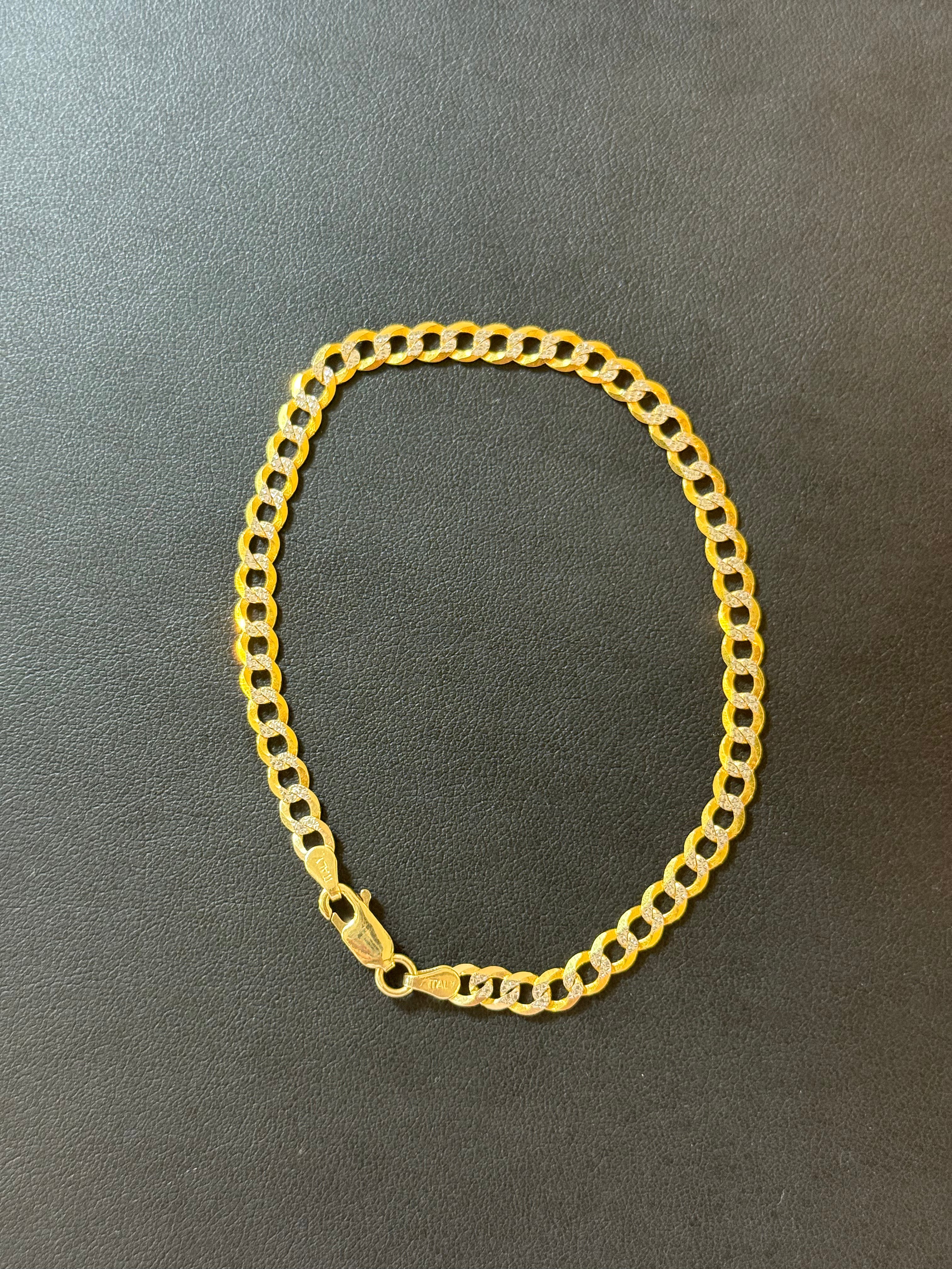 14K Pave Bracelet