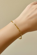 14K Figaro Bracelet