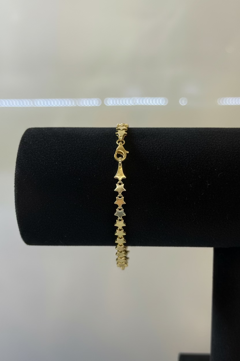 10K Women Star Bracelet